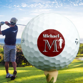 Vorname Golfer für benutzerdefinierte Monogramm Golfball