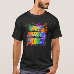 Vorname "JADEN", Fun "HAPPY BIRTHDAY" T-Shirt