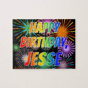 Vorname "JESSE", Fun "HAPPY BIRTHDAY" Puzzle