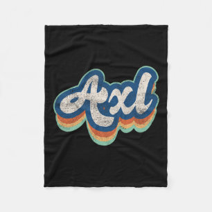 Vorname Junge Vintage Stil 70er 80er Personalisier Fleecedecke