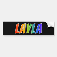 Vorname "LAYLA": Spaß-Regenbogen-Farbton