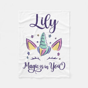Vorname Lily D Lily Fleecedecke