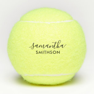 Vorname Personalisiert Elegante Script Tennis Tennisbälle