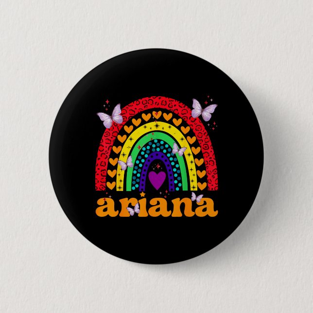 Vorname Personalisierter Name Liebe Vorname Button (Vorderseite)