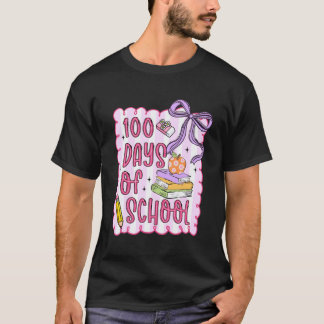 Vornehm 100 Tage Schulausflug Schleifchen Bleistif T-Shirt
