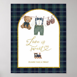 Vornehm ein kleiner Gentleman Love is Sweet Party- Poster