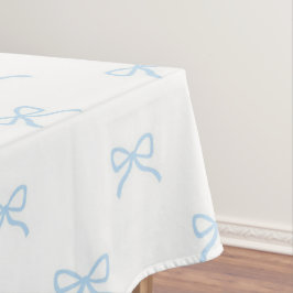 Vornehm-elegantes blaues Bogenmuster Frühling & So Tischdecke