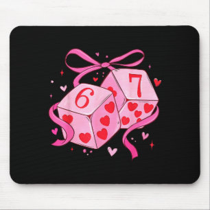Vornehm Six Seven Valentinstag 6 7 Meme Lustig Coq Mousepad