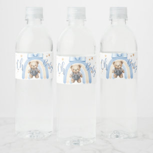 Vornehme Bären-Overall-Jungen-Gelegenheit Baby Sh Wasserflaschenetikett