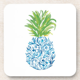 Vornehme Chinoiserie-Ananas-Getränk Getränkeuntersetzer