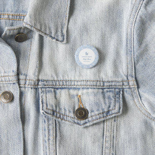Vornehme Coquette-Küsten-Baby-Party Button