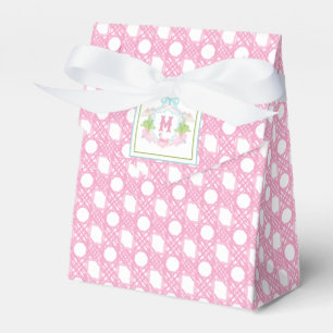 Vornehme Palm Beach-Monogramm-Krone Geschenkschachtel