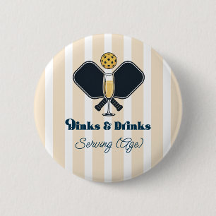 Vornehme Pickleball-Dinks-&-Drinks-Serve-Alter Button