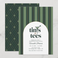 Vornehme Tinis & Tees Golf-Junggesellinnen-Abschie