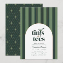 Vornehme Tinis & Tees Golf-Junggesellinnen-Abschie