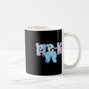 Vornehme Vorschule Zurück zur Schule Florale Lehre Kaffeetasse