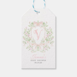 Vornehme Wappen-Baby-Shower-Einladung Geschenkanhänger