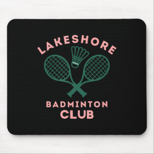 Vornehmer Grafik-Club am Seeufer für Badminton Mousepad