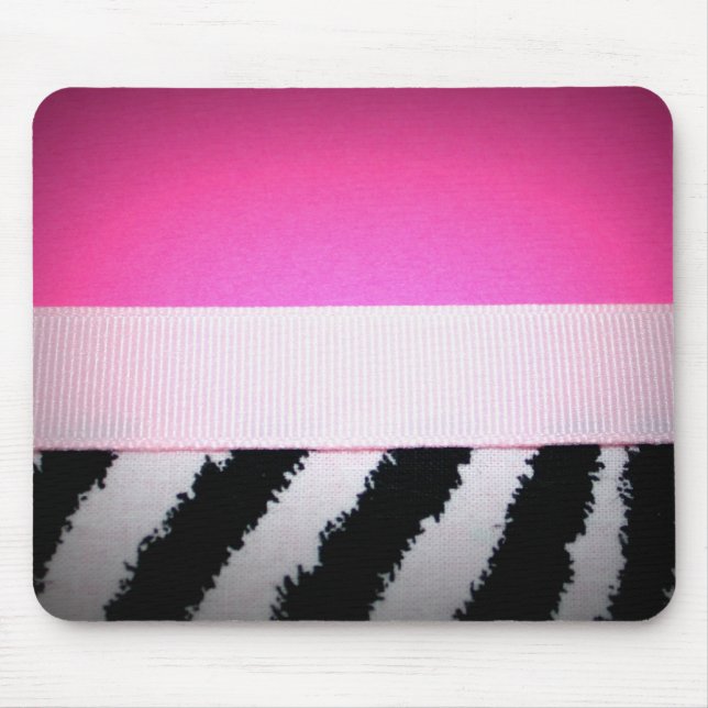Vornehmer Zebra Mousepad (Vorne)