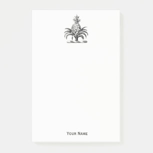 Vornehmes Heraldisch Pineapple Wappen Wappenschild Post-it Klebezettel