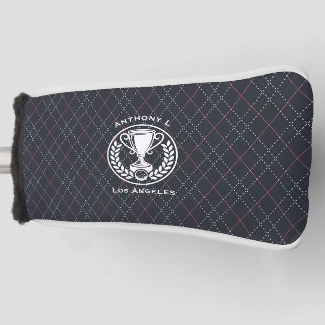 Vornehmes personalisiertes Golfschläger Golf Headcover (Vorderseite)