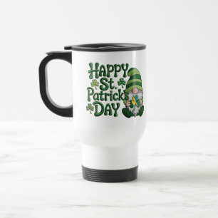 Vornehmes St. Patrick’s-Liebe Cute Grüne Glück Reisebecher