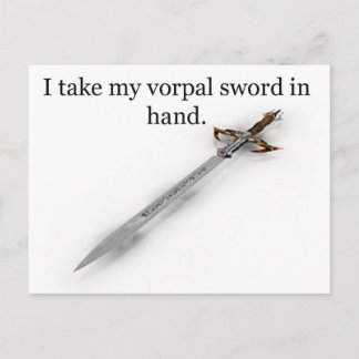 Vorpal Postkarte