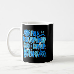 Vorpompös Im November tragen wir Blau Diabetes-Bew Kaffeetasse