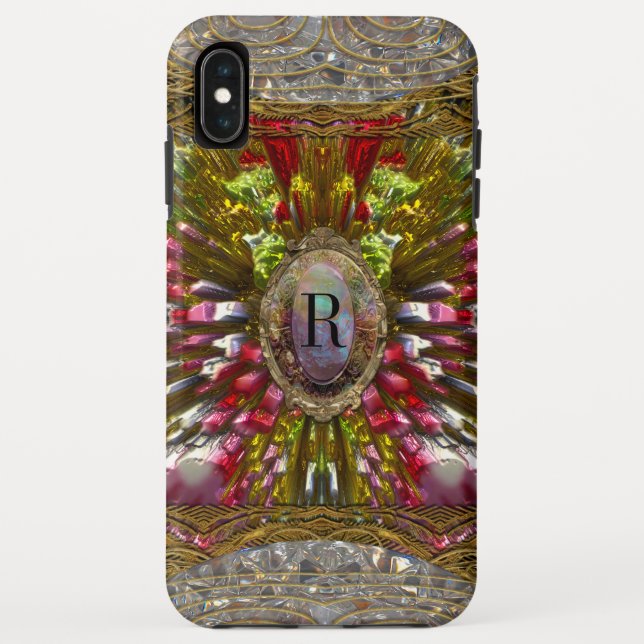 Vorpuff Monogram Case-Mate iPhone Hülle (Rückseite)