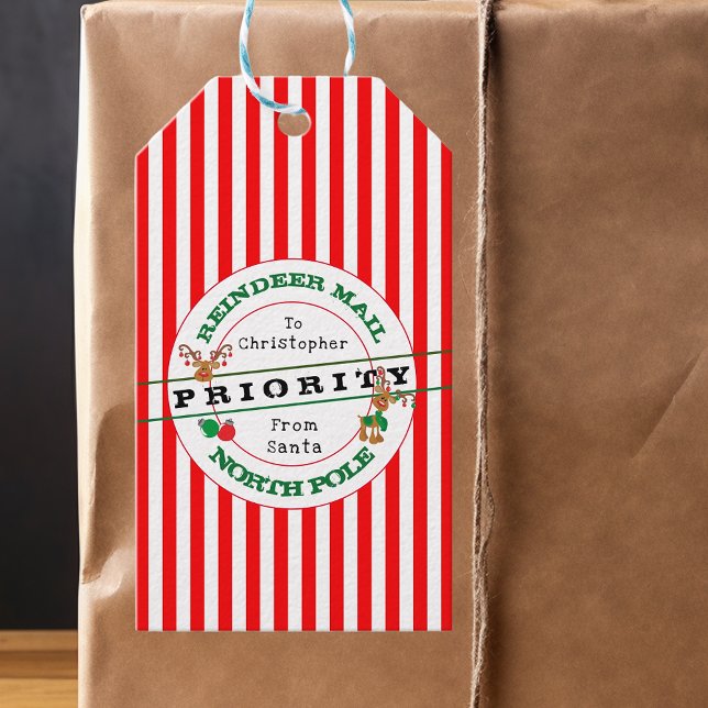 Vorrangige Rentierbriefe aus Weihnachtsgeschenk Geschenkanhänger (Von Creator hochgeladen)