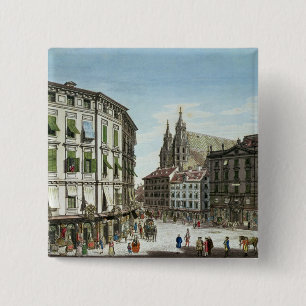 Vorrat-im-Eisen-Platz, mit St. Stephan Button
