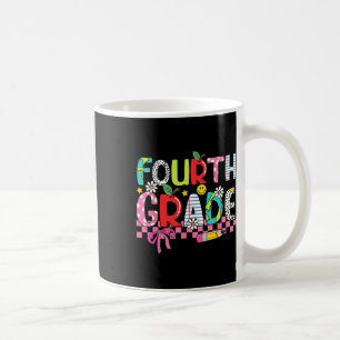 Vorräte für die vierte Klasse Glücklicher letzter Kaffeetasse