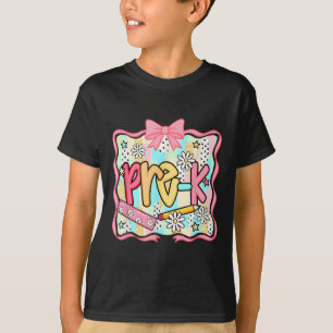 Vorreife Vorschule Kokette Schleife Zurück zur Sch T-Shirt