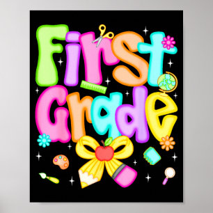 Vorreiter erste Klasse zurück zur Schule 1. Klasse Poster