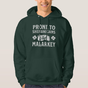 Vorreiter für Shenanigans und Malarkey St Patrick' Hoodie
