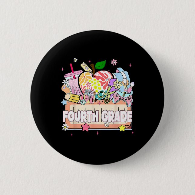 Vorreiter Kinder Vierte Klasse Abschluss 2025 Vors Button (Vorderseite)