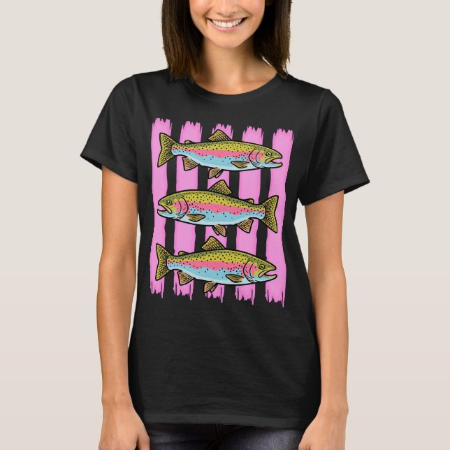 Vorreiter Regenbogenforelle  T-Shirt (Vorderseite)