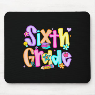 Vorreiter Sechste Klasse Zurück zur Schule 6. Klas Mousepad