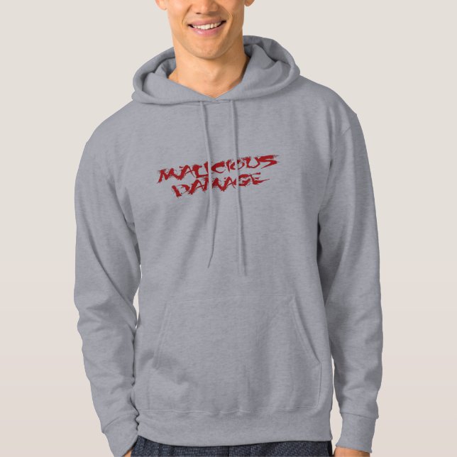 VORSÄTZLICHE BESCHÄDIGUNGHOODIE HOODIE (Vorderseite)