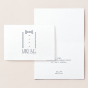 Vorschlag für den Personalisierten Trauzeuge von S Folienkarte