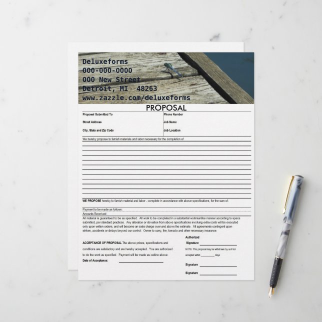 Vorschlag für die Dragonfly-Initiative Briefkopf (Vorderseite/Rückseite Beispiel)