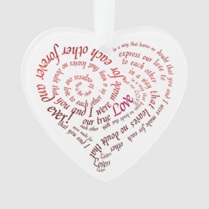 Vorschlag für die jeweils andere Verlobung Ornament