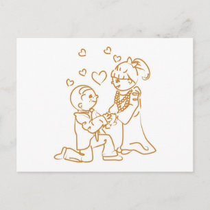 Vorschlag für ein Knie Postkarte