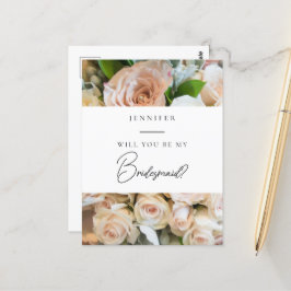 Vorschlag für eine elegante Blumenübersicht Postkarte