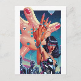 Vorschlag für eine grenzüberschreitende Ehe Postkarte