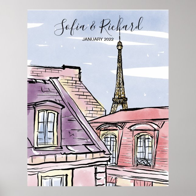 Vorschlag für eine Pariser Verlobung, Jubiläumsges Poster (Vorne)