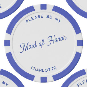 Vorschlag für eine personalisierte Trauzeugin Pokerchips