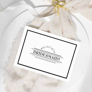 Vorschlag für eine Schwarz-weiße Großraumjacke Einladung