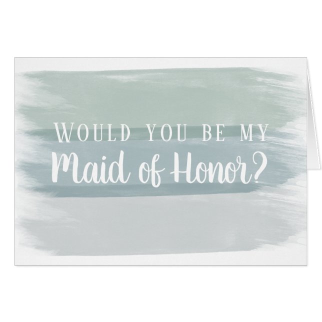 Vorschlag für eine Trauzeugin für Aquarellpinsel (Vorderseite (Horizontal))