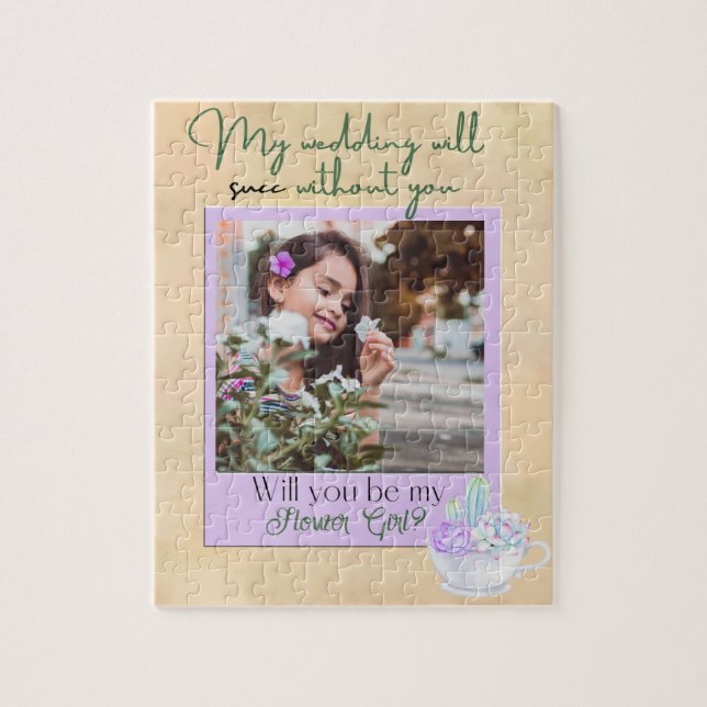 Vorschlag für eine Vintage botanische Blumengrippe Puzzle (Vertikal)